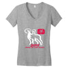 2015 year of the goat mandarin chinese Women's V-Neck T-Shirt