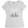 there is no princess Women's Triblend Scoop T-shirt