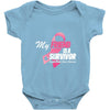 My Friend Is A Survivor Baby Onesie