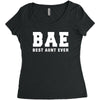 BAE Best Aunt Ever Women's Triblend Scoop T-shirt