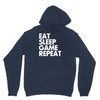 eat sleep game repeat Unisex Hoodie