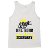 Kings Are Born In February Tank Top