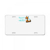 foxy nerd License Plate