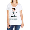 i rebel Ladies Curvy T-Shirt