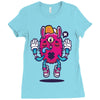 all seeing bunny Ladies Fitted T-Shirt