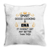 smart good looking cna doesnt get better than this Throw Pillow