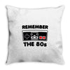 remember the 80's Throw Pillow