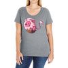 lion in a box Ladies Curvy T-Shirt