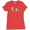 aliens Ladies Fitted T-Shirt
