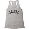 bike tandem Racerback Tank