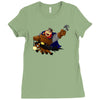 just a viking and his horse Ladies Fitted T-Shirt