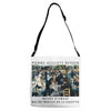 Pierre Auguste Renoir Bal Du Moulin De La Galette Adjustable Strap Totes