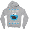 no cookies for santa Zipper Hoodie
