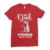 My Dad is Stronger Than Yours Ladies Fitted T-Shirt