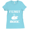 mens feast mode Ladies Fitted T-Shirt
