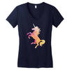 Unicorn Women's V-Neck T-Shirt