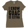 i know guac is extra Ladies Fitted T-Shirt