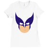 wolverine mask Ladies Fitted T-Shirt