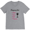 wine shopping V-Neck Tee
