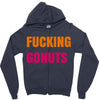 fucking gonuts Zipper Hoodie