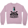 I Am Cat Actually In A Very Commited Relationship Crewneck Sweatshirt