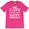 cats make me happy T-Shirt