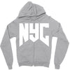 nyc new york city Zipper Hoodie