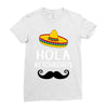 hola bitchachos Ladies Fitted T-Shirt