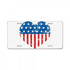 usa flag 2 License Plate