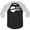 never poke a ninja 3/4 Sleeve Shirt
