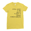 intelligence is the ability to adapt to change Ladies Fitted T-Shirt