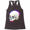 skull glitch Racerback Tank