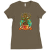 groovy groot Ladies Fitted T-Shirt