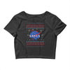 santa christmas Crop Top
