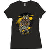 sundown owl Ladies Fitted T-Shirt