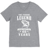 The Fishing Legend Reeling Them In For 40 Years V-Neck Tee