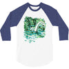 water lilies and nessy 3/4 Sleeve Shirt