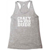 crazy boxer dude Racerback Tank