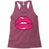lips shiny Racerback Tank