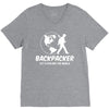 Backpacker Let's Explore The World V-Neck Tee