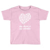 my boxer is my valentine Toddler T-shirt