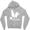 cock rides funny Zipper Hoodie