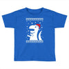 big trex santa ugly christmas Toddler T-shirt