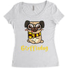 gryffindog pug Women's Triblend Scoop T-shirt