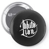 white lion Pin-back button