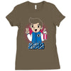 respect Ladies Fitted T-Shirt