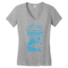 I Dont Need Therapy Need Fishing Women's V-Neck T-Shirt