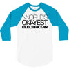 worlds okayest electrician 3/4 Sleeve Shirt