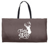 trophy wife deer Weekender Totes