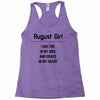 August Girl Racerback Tank